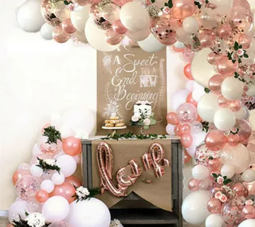 Luk od balona - Peach (102 balona u setu) - cover