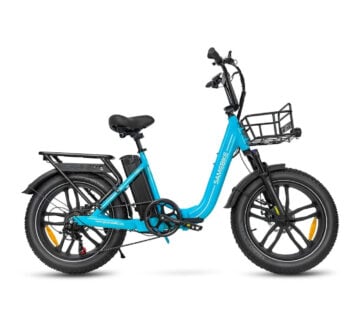 Samebike C05 Pro električni bicikl - Tirkizna - 500W - 13Ah - 20&quot; - cover