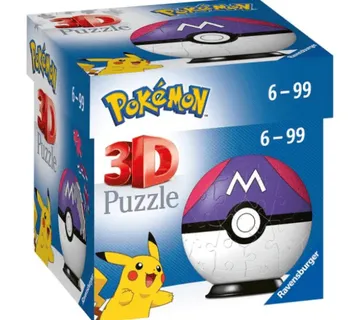 Pokemon 3D Puzzle Master Ball 54pcs - cover