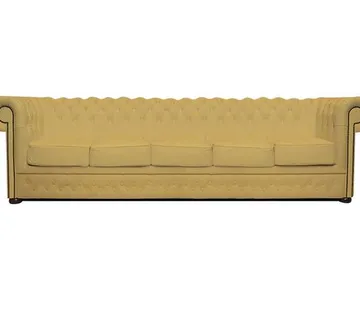 Chesterfield Garnitura First Class Leather | 5-sjedišta | Ivory - cover