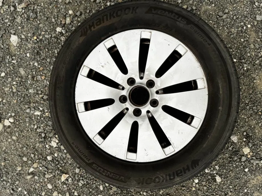 Alu felge 16'' rupe 5x112, 4 kom + Gume Hankook Ventus prime+ TPMS - cover