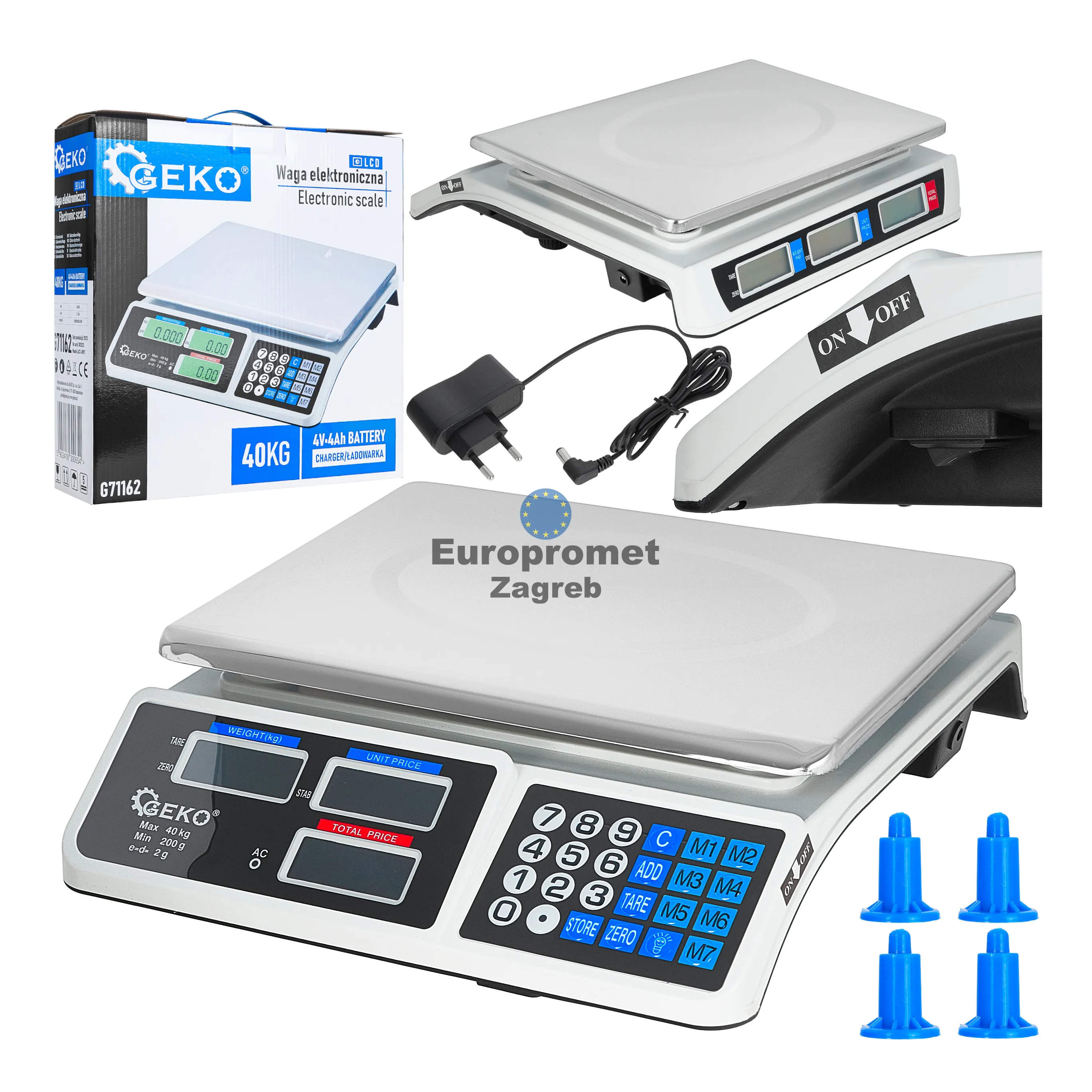 Digitalna vaga 40 kg LCD - Top cijena !! - cover