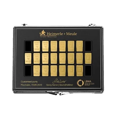 20 x 1 gram zlata (UnityBars) | Heimerle + Meule - cover