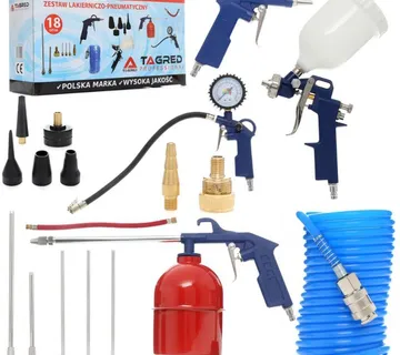 Pneumatski set alata, pištolj za farbanje, pumpanje, ispuhivanje 18u1 - cover