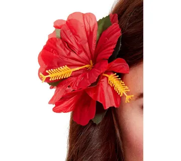 Hawaiian kopča za kosu crvena - cover