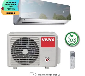 VIVAX KLIMA COOL R DESIGN ACP-12CH35AERI+ SILVER MIRROR 3,81KW - cover
