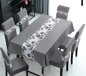 Set stolnjak + 6 navlaka za stolice - cover