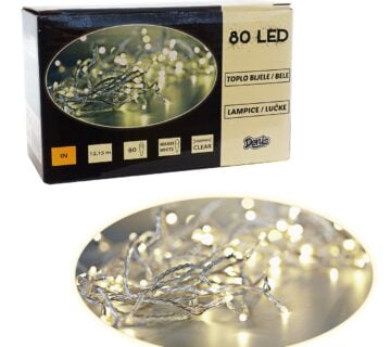 80 LED lanac na baterije toplo bijelo - cover