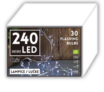 Mini LED lampice 240L, 30 flash - cover