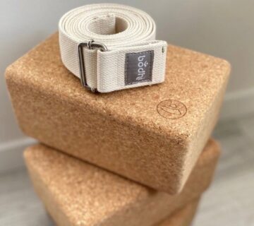 Bodhi Yoga Joga Remen ASANA BELT PRO s metalnom kopčom 3 m Boja: tamno plava - cover