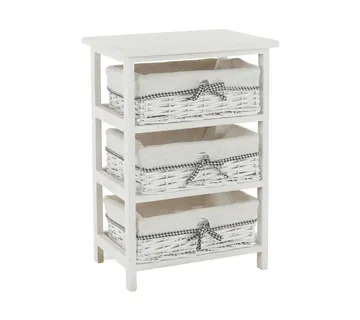 Komoda Ruby 3 starobijela - cover