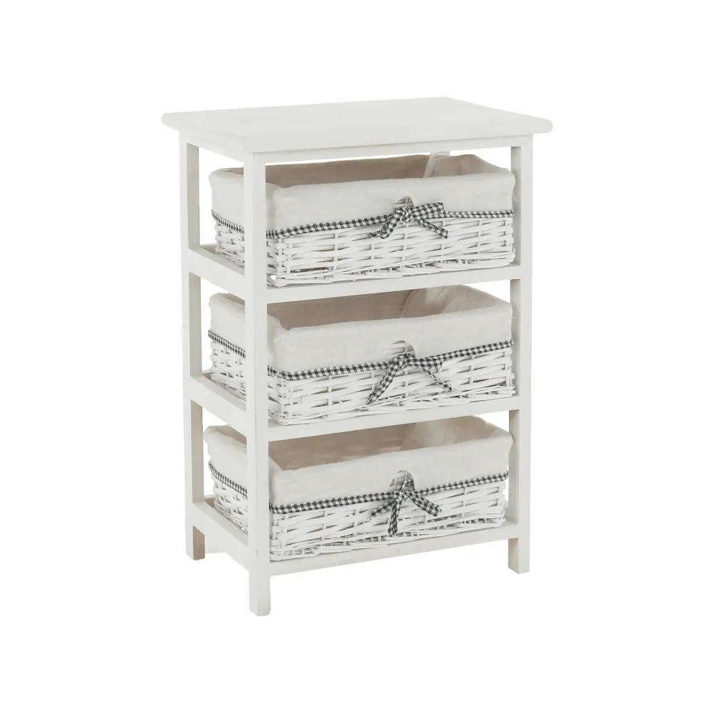 Komoda Ruby 3 starobijela - cover