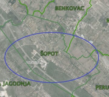 Građevinsko zemljište: Benkovac-Šopot 110000m2 // Building land - cover