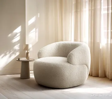 Fotelja Nova 88x88cm, Materijal: Teddy Tkanina - cover