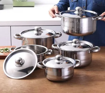 Set posuđa nehrđajućeg čelika od 5 komada - cover