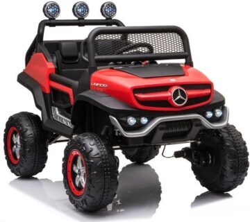Licencirani auto na akumulator Mercedes Unimog S - crveni - cover