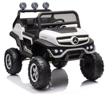 Licencirani auto na akumultor Mercedes Unimog S - bijeli - cover