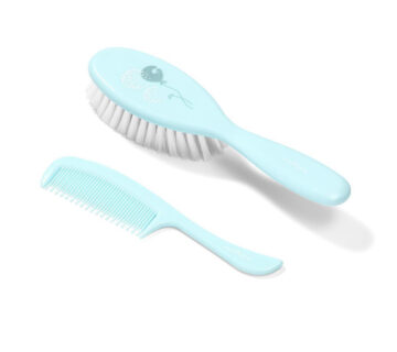 BabyOno Četka i češalj za kosu-supersoft, svijetlo plava - cover