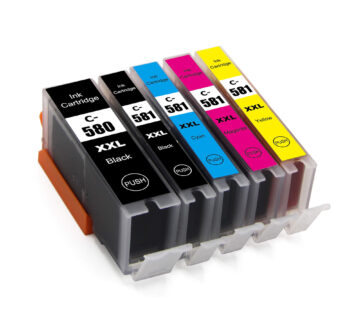 Komplet zamjenskih tinti Canon PGI-580XXL BK|CLI-581XXL BK|CLI-581XXL C|CLI-581XXL M|CLI-581XXL Y | 27.87 EUR - cover
