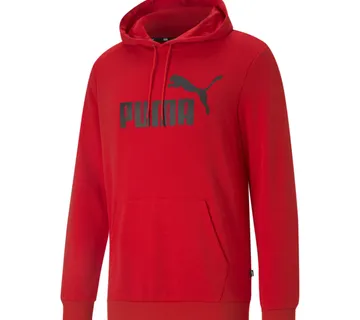 PUMA ESS big logo -Pulover s kapuljačom crvena - Osijek