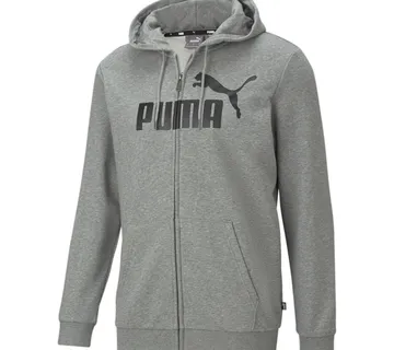 PUMA ESS big logo -Pulover s kapuljačom siva - Osijek