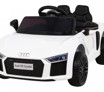 Licencirani auto na akumulator Audi R8 - bijeli - cover