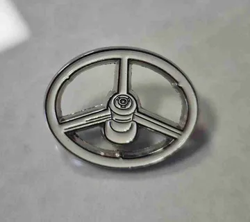 PIN-WHITE STEERING WHEEL - cover