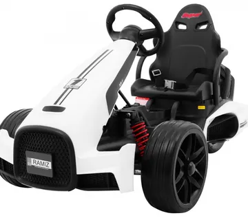 Go-kart na akumulaotor XR-1 - bijeli - cover