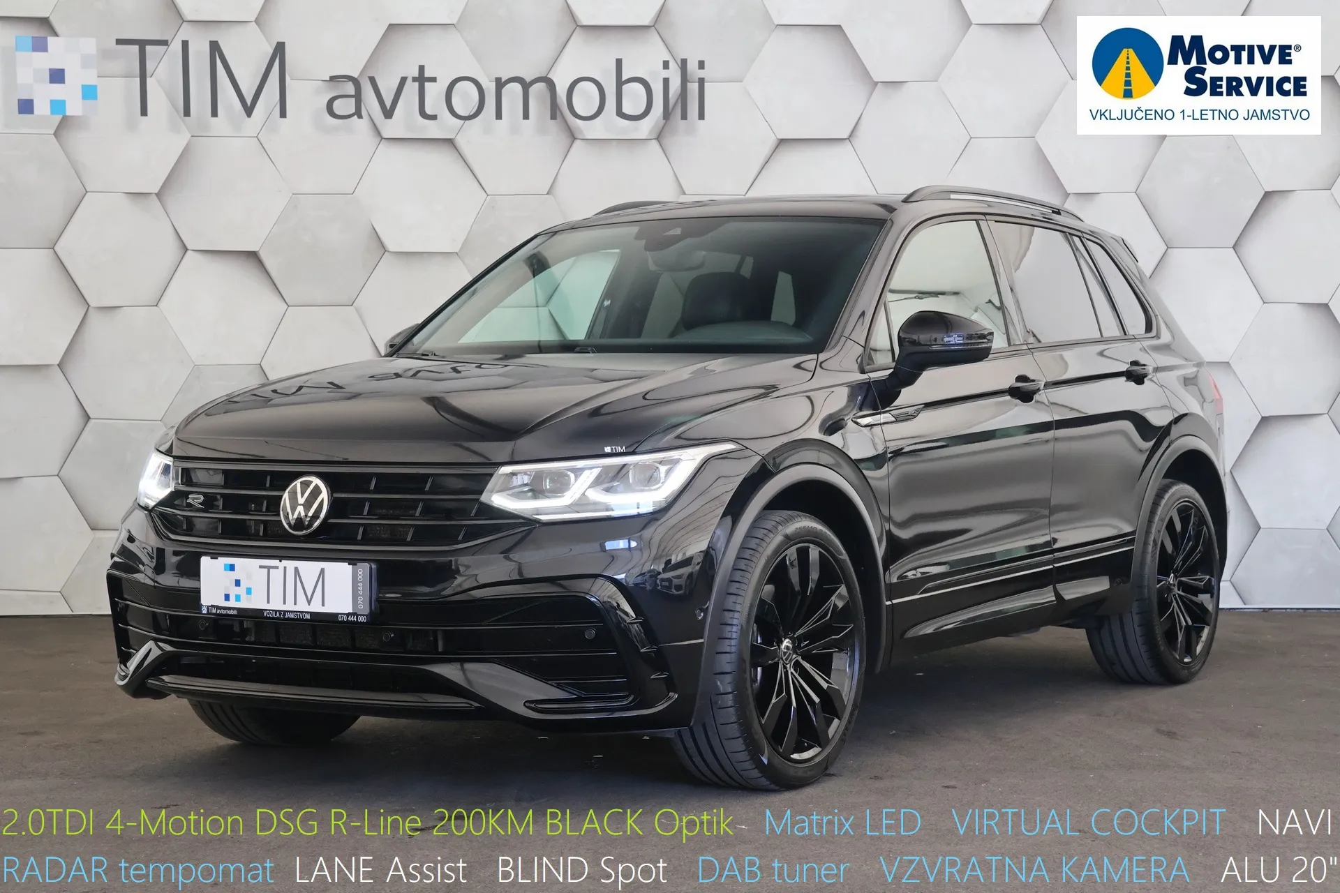 Volkswagen Tiguan 2.0TDI 4Motion DSG R-Line 200KM VIRTUAL MATRIX DCC - cover