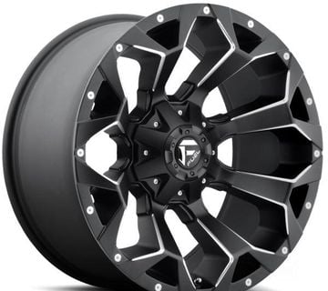 FELGA FUEL ASSAULT MATTE BLACK & MILLED ALU - cover
