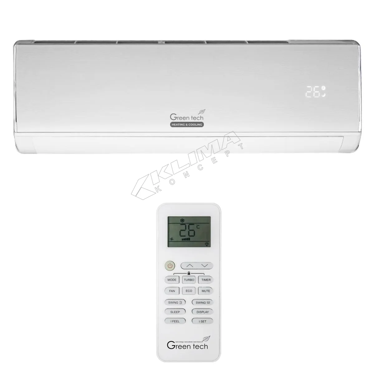 GREEN TECH INVERTER KLIMA UREĐAJ 12-IN51-WIFI - cover