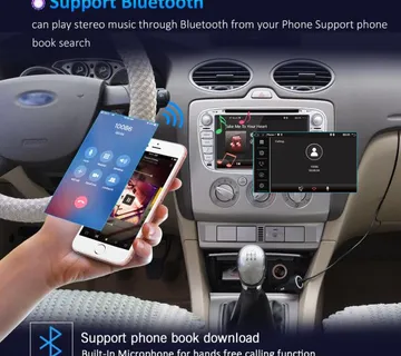 2din radio ANDROID FORD FOCUS Original GPS SREBRNI - cover