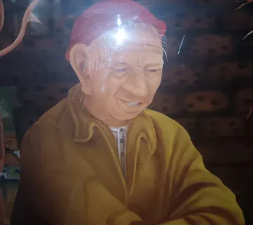 Prodajem ručno oslikanu sliku na staklu (Hinterglas tehnika) - cover