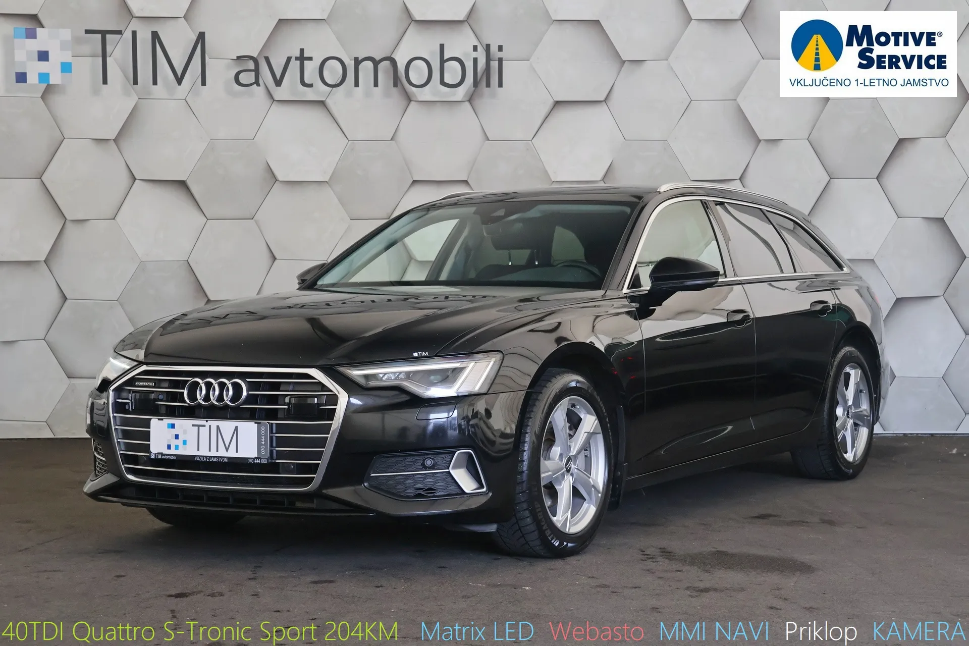 Audi A6 Avant 40TDI Quattro S-Tronic Sport 204KM MATRIX WEBASTO - cover