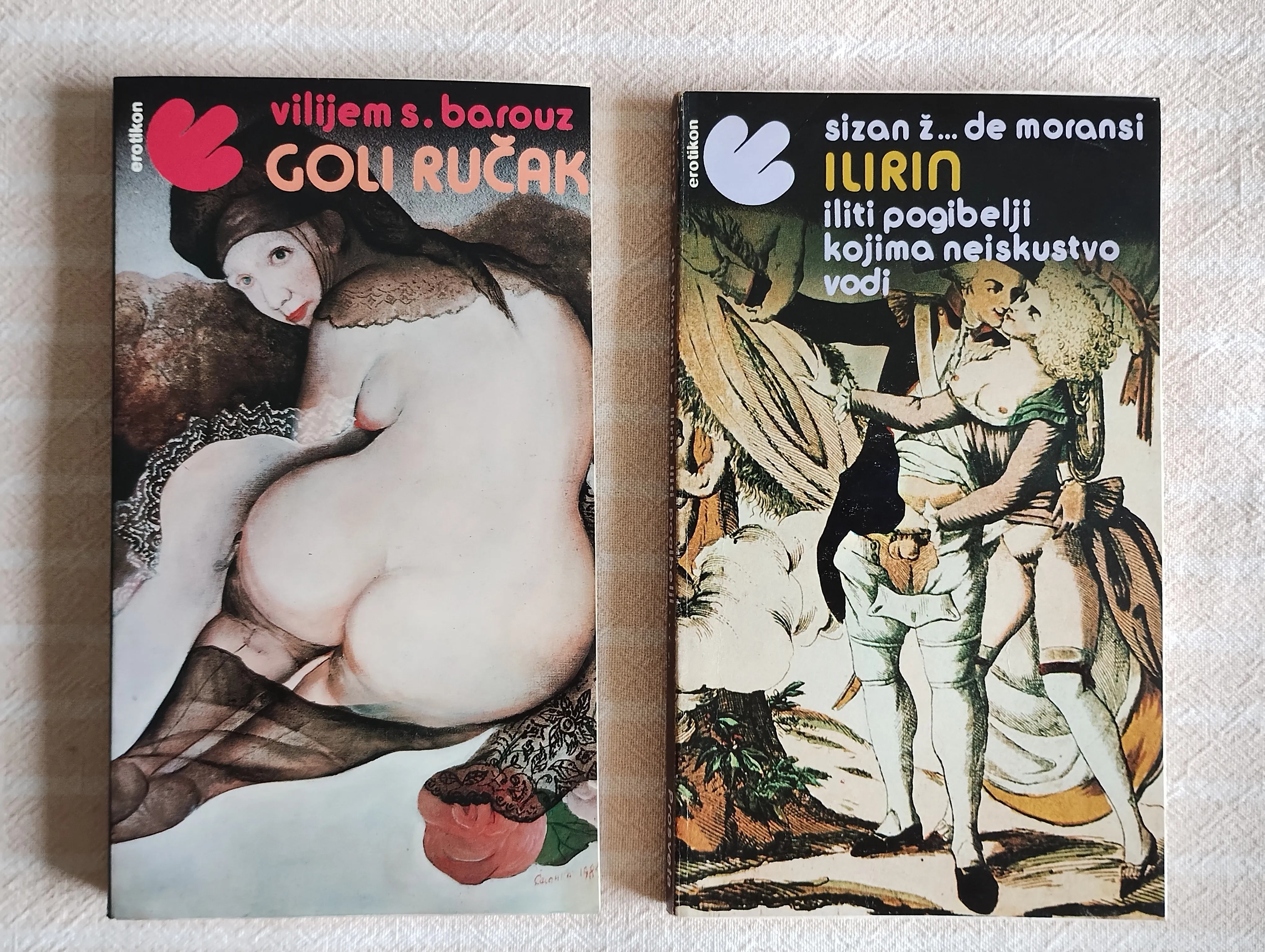 EROTIKON BAROUZ GOLI RUČAK DE MORANSI ILIRIN ILITI POGIBELJI KOJIMA - cover