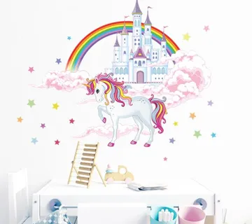 Zidna naljepnica Unicorn - cover