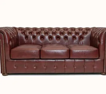 Chesterfield Trosjed Class Leather | 3-sjedišta - cover