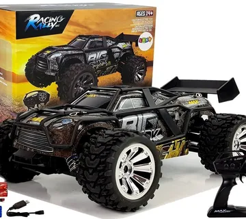 Off-Road Remote Controlled Brown & Yellow 2.4G 1:18 35 km/h - cover