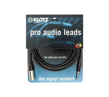 KLOTZ M1MS1K0100 3M XLR M - 6, 3 JACK STEREO KABEL - cover