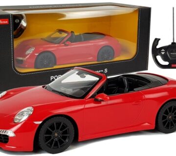 Licencirani auto na daljinsko upravljanje Porsche 911 Rastar - crveni - cover