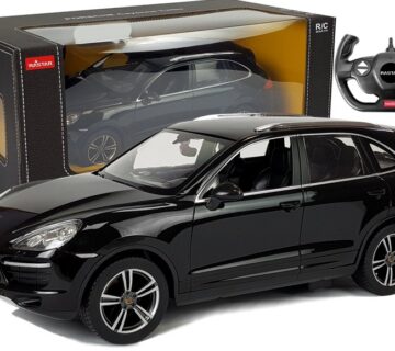 Auto na daljinsko upravljanje Porsche Cayenne Turbo Rastar 1:14- crni - cover