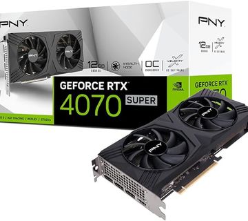 PNY GeForce RTX 4070 SUPER 12GB Verto OC - 12GB GDDR6X  1x HDMI  3x DP - cover