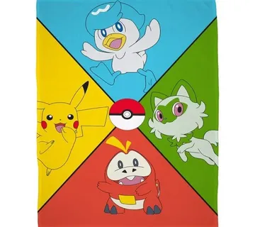 Deka Pokemon Paldea Starters 130x170cm - cover