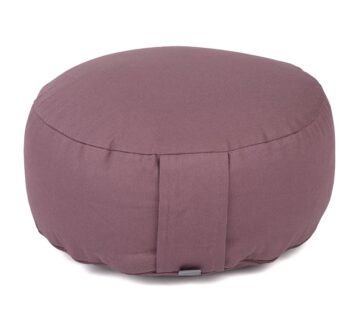 Bodhi Yoga Bodhi jastuk za meditaciju RONDO ECO 32 x 20 cm punjenje pirom Boja: ljubičasta - cover