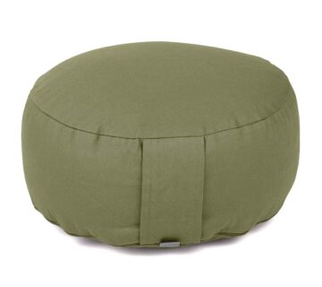 Bodhi Yoga Bodhi jastuk za meditaciju RONDO ECO 32 x 20 cm punjenje pirom Boja: Zelená maskáčová - cover
