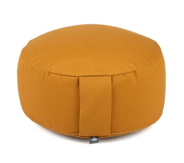 Bodhi Yoga Bodhi jastuk za meditaciju RONDO ECO 32 x 20 cm punjenje pirom Boja: žuta - cover
