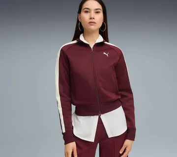 PUMA T7 ALWAYS ON short Track Jacket ruby - Osijek