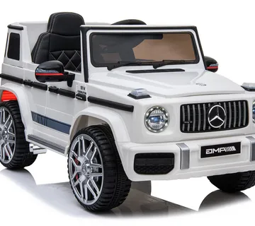 Licencirani auto na akumulator Mercedes G63 AMG - bijeli - cover