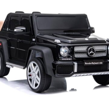 Licencirani auto na akumulator Maybach Mercedes A100 - crni/lakirani - cover