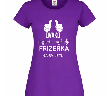 Majica za najbolju frizerku - cover